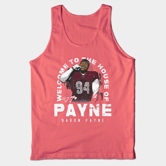 Daron Payne Washington House Of Payne Tank Top by ClarityMacaws